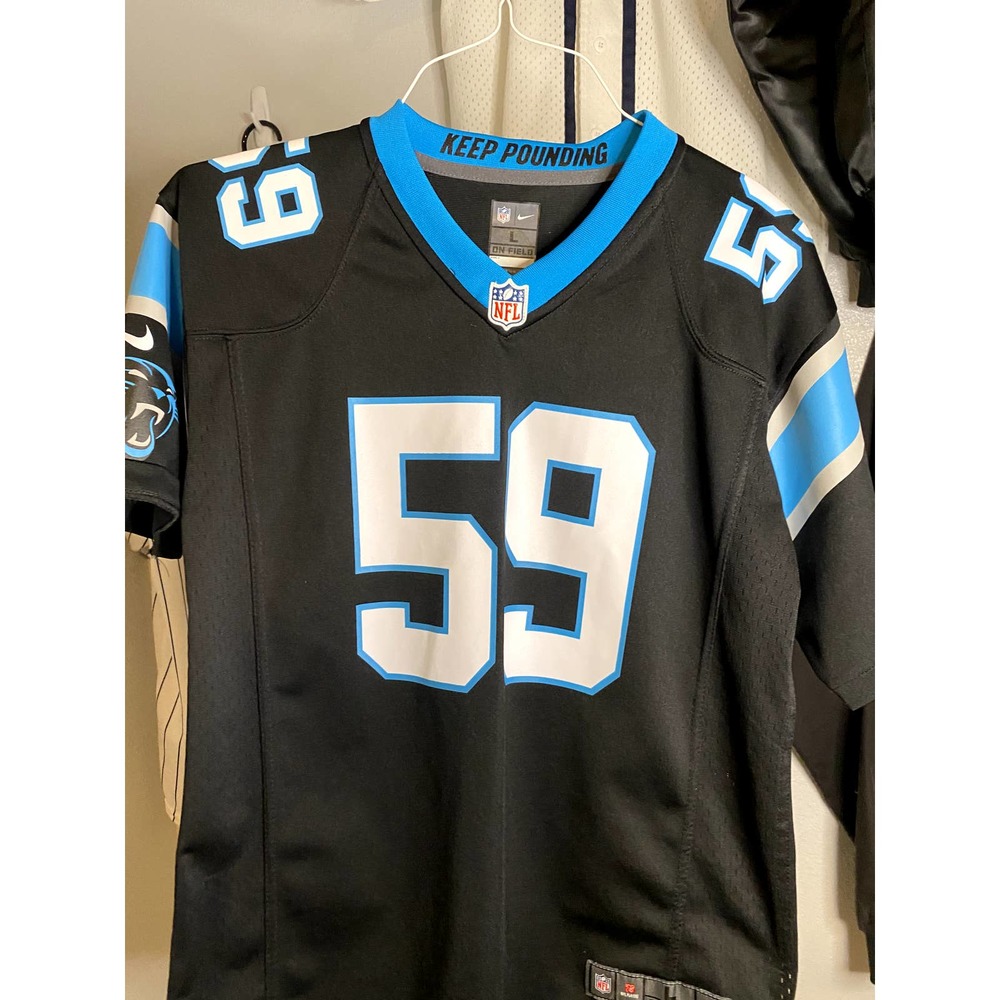 Nike on Field Carolina Panthers #59 Luke Kuechly NFL Jersey